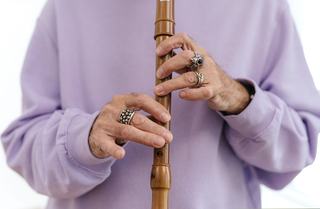 Vibrato hand flute, faire onduler une note tenue entre les paumes